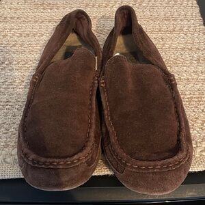 Men's Brown Suede Moccasins